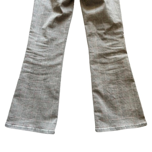 Frame Pants Womens Size 26 Le Crop Mini Boot Glen Plaid Gray - Picture 7 of 15